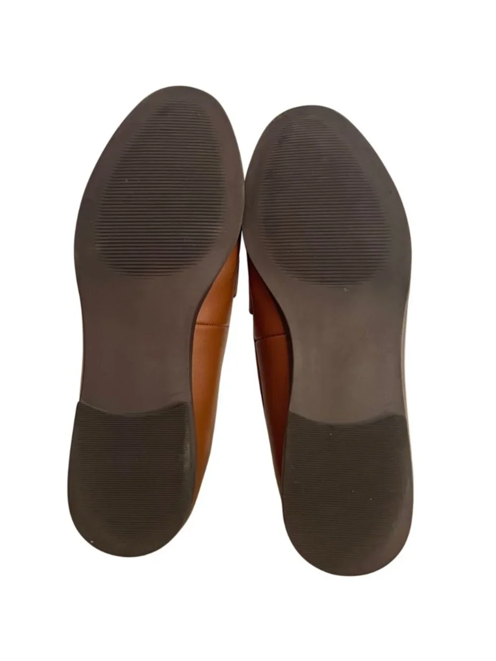 LOFT Brown Penny Loafers Slip On Flats Classic Preppy Business Casual Shoes Sz 8